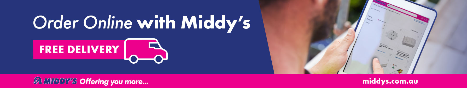 Middys - Promotional Banners