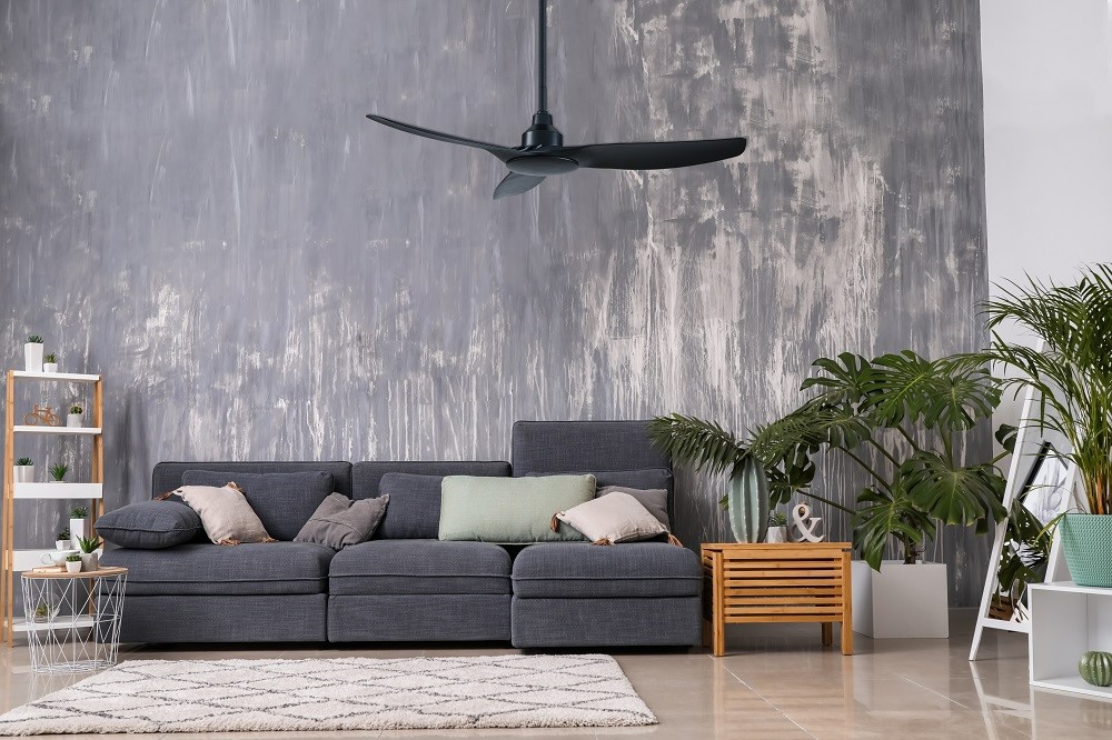 Skyfan 3 Blade DC 52'' Black with Remote